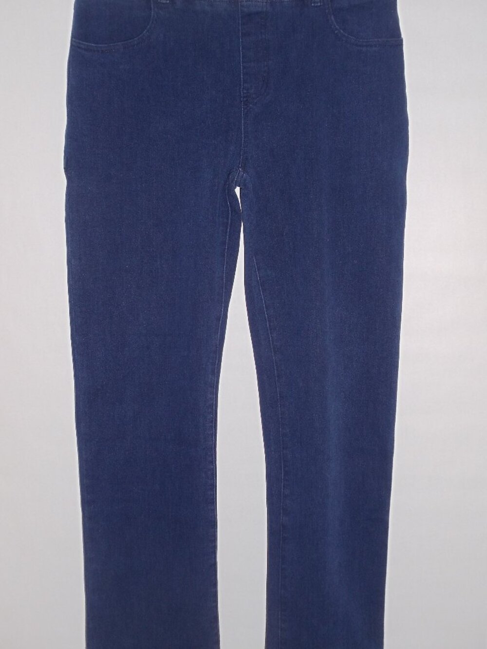 New Betabrand Dark Vintage Wash Straight 4 Pocket Yoga Denim Jeans Large Petite